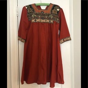 Vintage Embroidered Dress